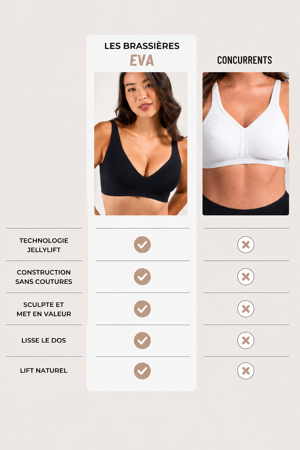 Eva Seamless Push-Up Bra