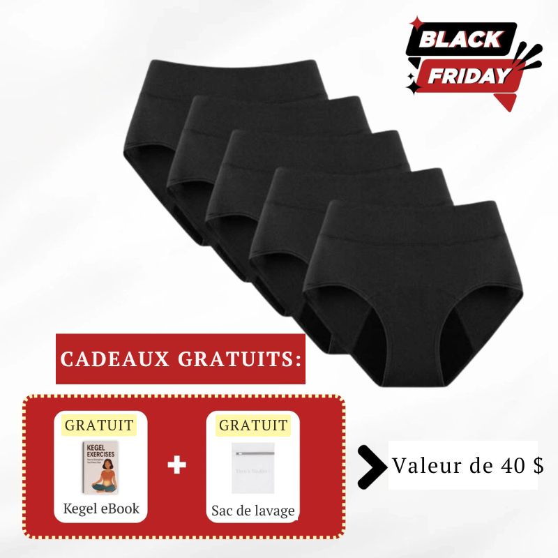 Eva's Iconic Leakproof Panties – Black Friday Special (5-Pack)