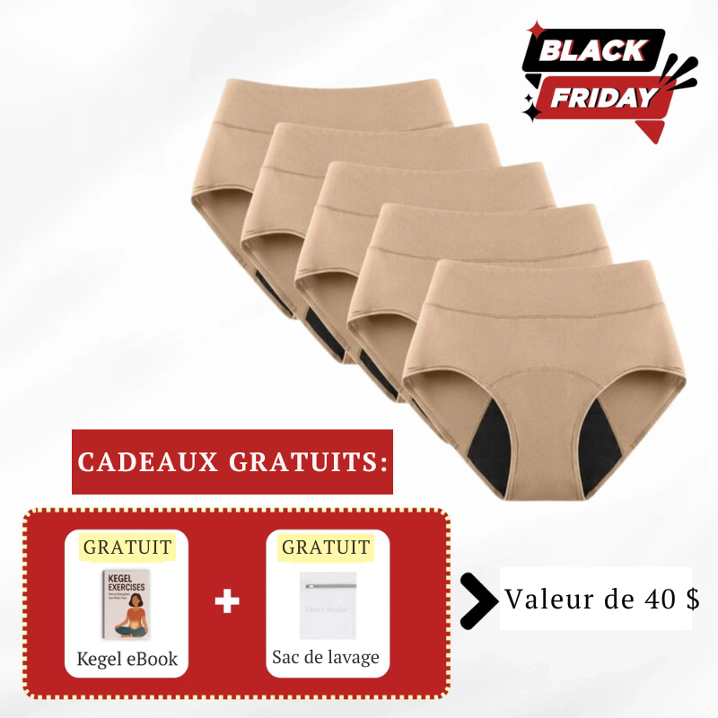 Eva's Iconic Leakproof Panties – Black Friday Special (5-Pack)