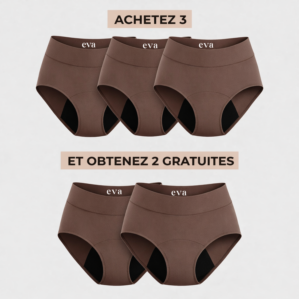 Éva's Iconic Leak-Proof Underwear (3+2 FREE)