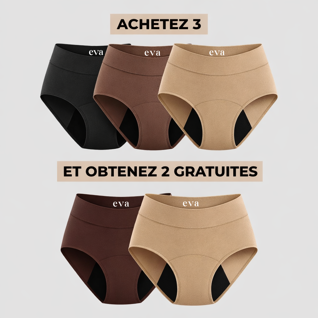 Éva's Iconic Leak-Proof Underwear (3+2 FREE)