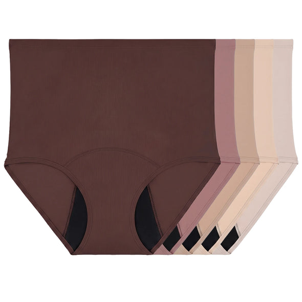 Culottes Éva — Taille Haute Ultra-Confort ( Ensemble de 5 )